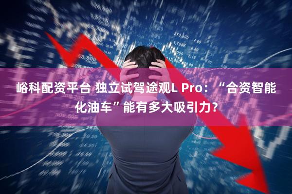 峪科配资平台 独立试驾途观L Pro：“合资智能化油车”能有多大吸引力？