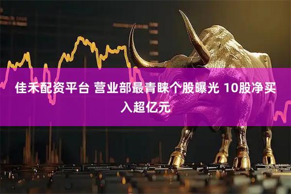 佳禾配资平台 营业部最青睐个股曝光 10股净买入超亿元